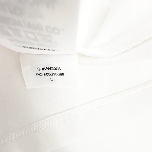 VUORI Chilled Out Track Full Zip in White L - Picture 8 of 11